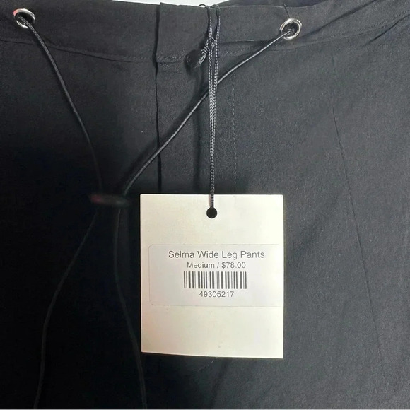 CRESCENT NWT Black Selma Wide Leg Pants Size Medium - Picture 8 of 11